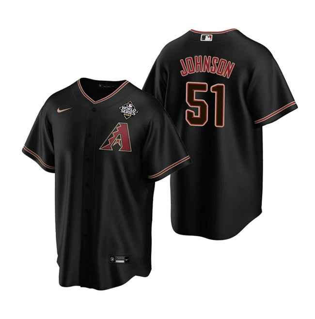 Randy Johnson Arizona Diamondbacks black jersey