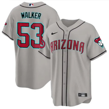 Christian Walker Arizona Diamondbacks gray jersey