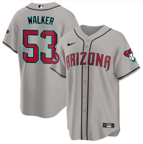 Christian Walker Arizona Diamondbacks gray jersey