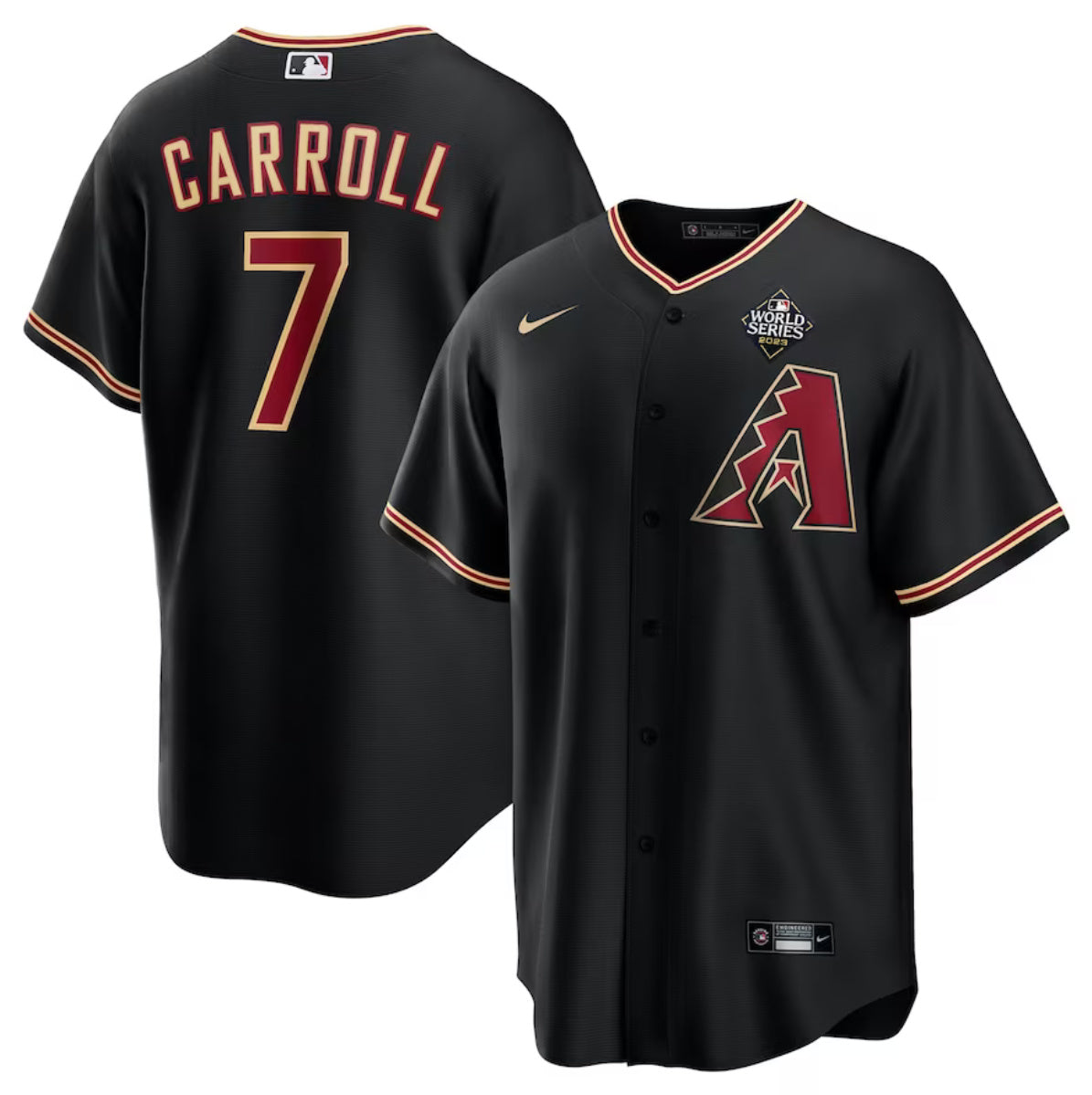 Corbin Carroll Arizona Diamondbacks black jersey