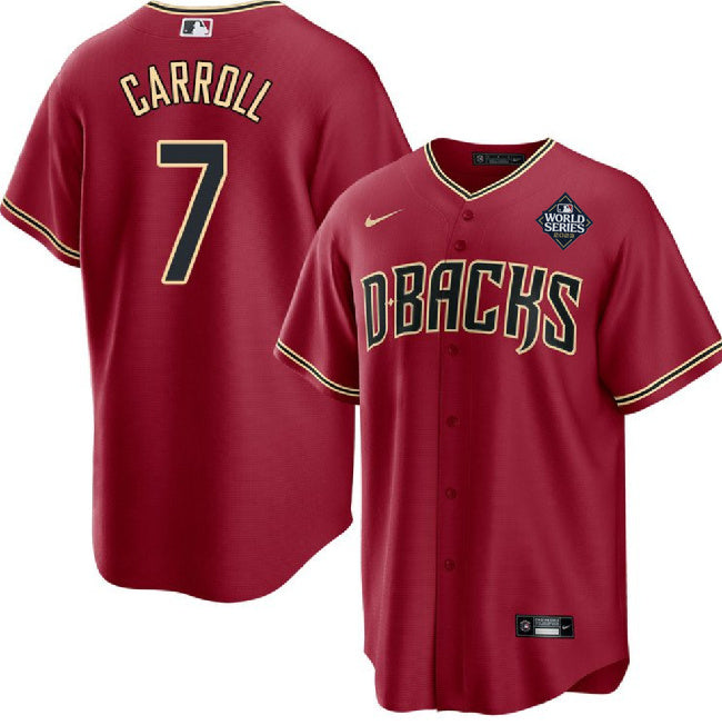 Corbin Carroll Arizona Diamondbacks red jersey