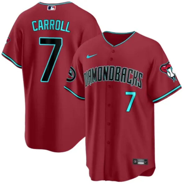 Corbin Carroll Arizona Diamondbacks red jersey