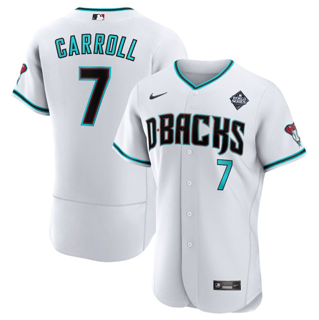 Corbin Carroll Arizona Diamondbacks white jersey