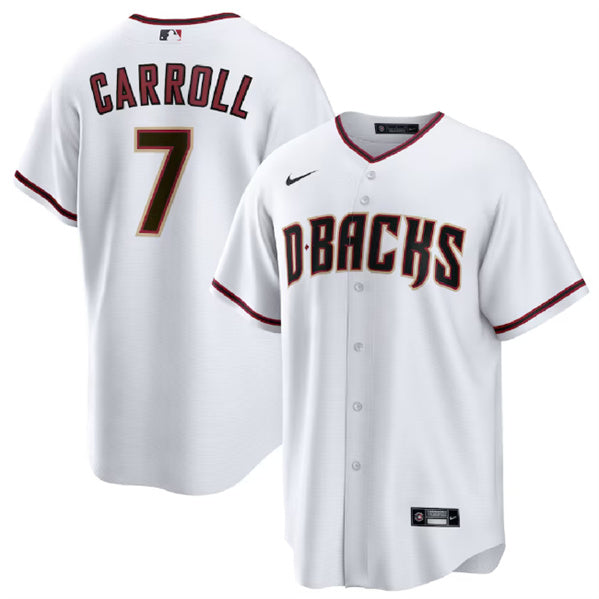 Corbin Carroll Arizona Diamondbacks white jersey