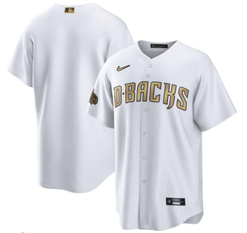 Custom Arizona Diamondbacks white All-Star jersey