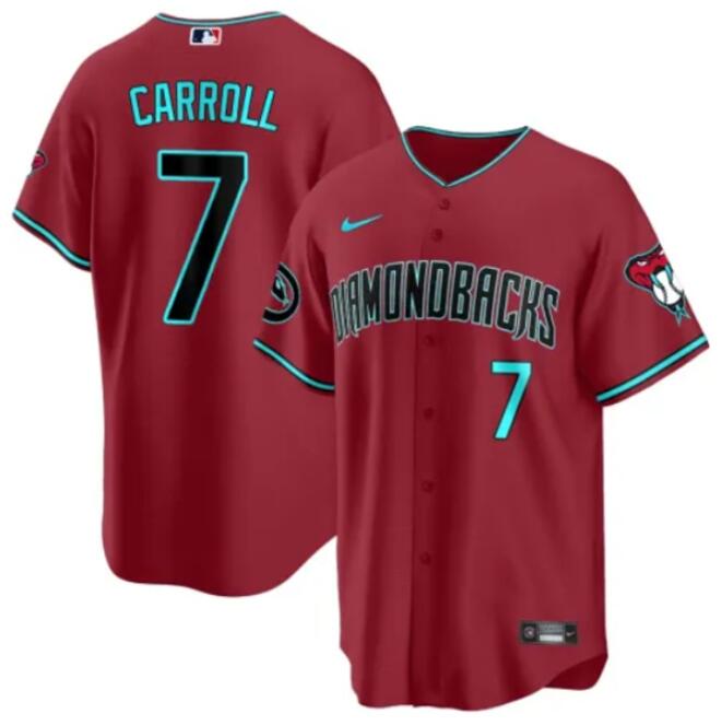Custom Arizona Diamondbacks red jersey