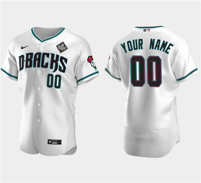 Custom Arizona Diamondbacks white jersey