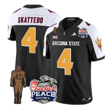 Skattebo Arizona State Sun Devils black-white FUSE jersey