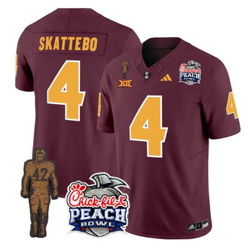 Skattebo Arizona State Sun Devils maroon FUSE jersey