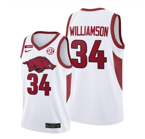 Arkansas Razorbacks white jersey