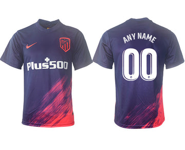 Custom Real Madrid blue Away jersey