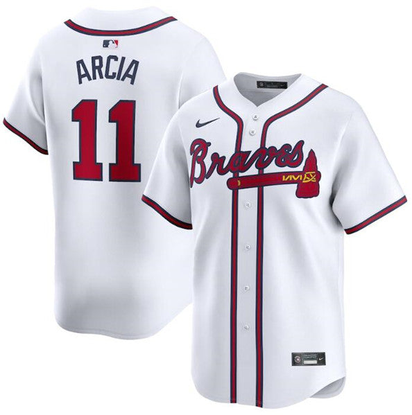Orlando Arcia Atlanta Braves white Home jersey