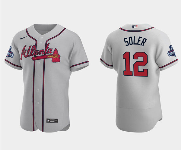 Jorge Soler Atlanta Braves gray jersey