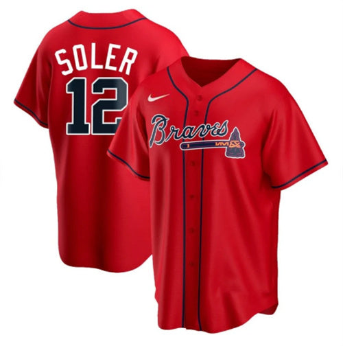 Jorge Soler Atlanta Braves red jersey