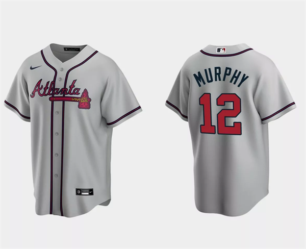 Sean Murphy Atlanta Braves gray jersey