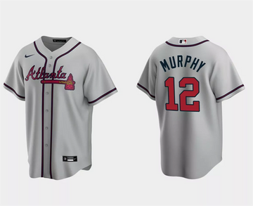 Sean Murphy Atlanta Braves gray jersey