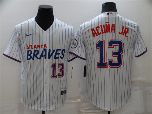 Ronald Acuna Jr Atlanta Braves white City Connect jersey