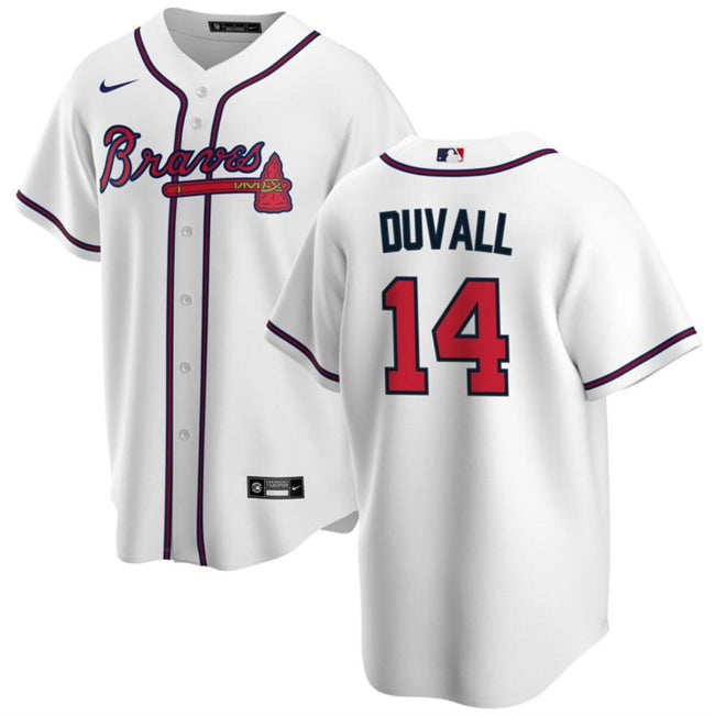 Adam Duvall Atlanta Braves white jersey