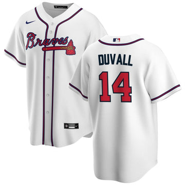 Adam Duvall Atlanta Braves white jersey