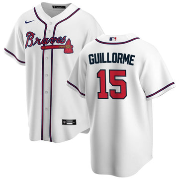 Luis Guillorme Atlanta Braves white jersey