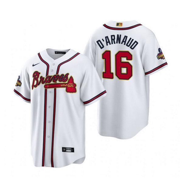 Travis Atlanta Braves white jersey