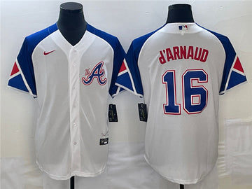 Travis Atlanta Braves white City Connect jersey
