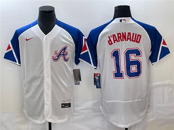 Travis Atlanta Braves white City Connect jersey