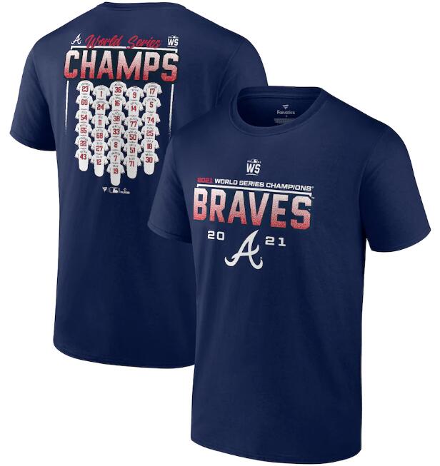 Atlanta Braves navy jersey