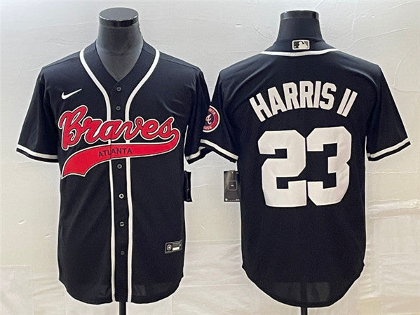 Michael Harris II Atlanta Braves black jersey
