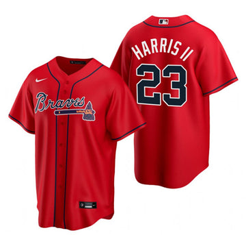 Michael Harris II Atlanta Braves red jersey
