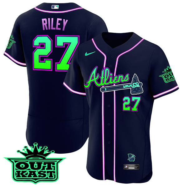 Austin Riley Galaxy Atlanta Braves jersey