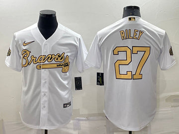 Austin Riley Atlanta Braves white All-Star jersey