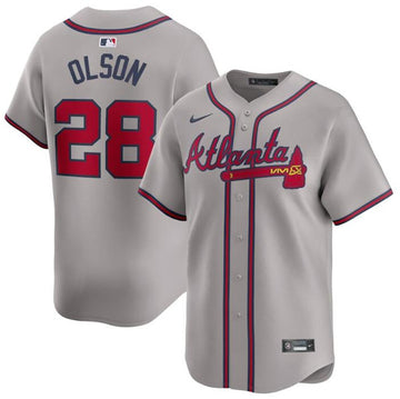 Matt Olson Atlanta Braves gray Away jersey