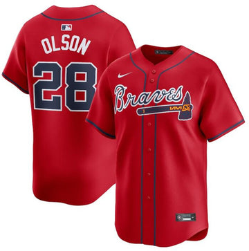 Matt Olson Atlanta Braves red Alternate jersey