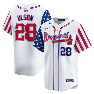 Matt Olson Atlanta Braves white jersey