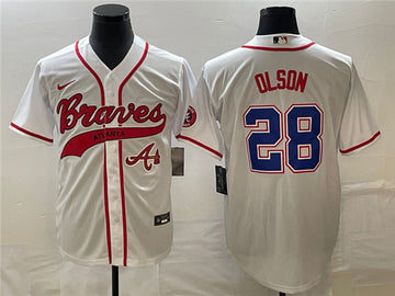 Matt Olson Atlanta Braves white jersey