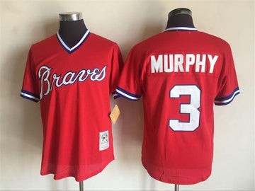 Dale Murphy Atlanta Braves red Throwback jersey