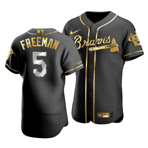 Freddie Freeman Atlanta Braves black jersey