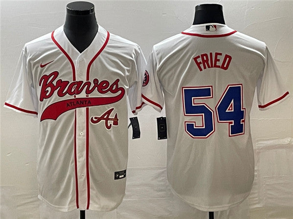 Max Fried Atlanta Braves white jersey