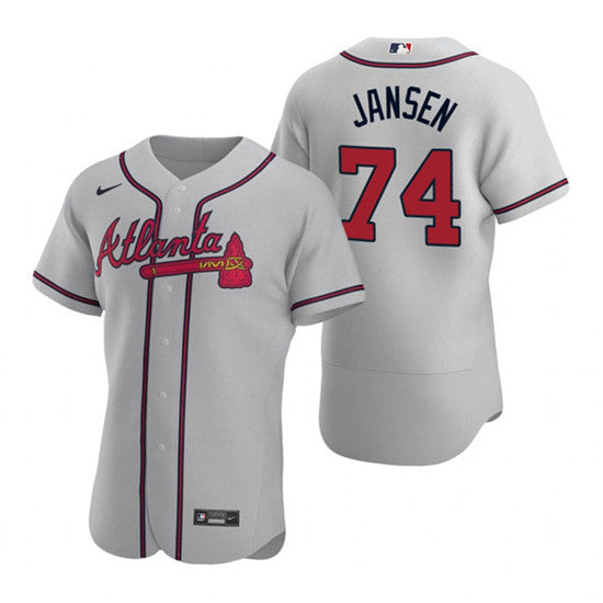 Kenley Jansen Atlanta Braves gray jersey