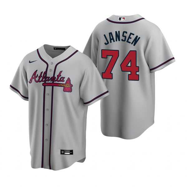 Kenley Jansen Atlanta Braves grey jersey