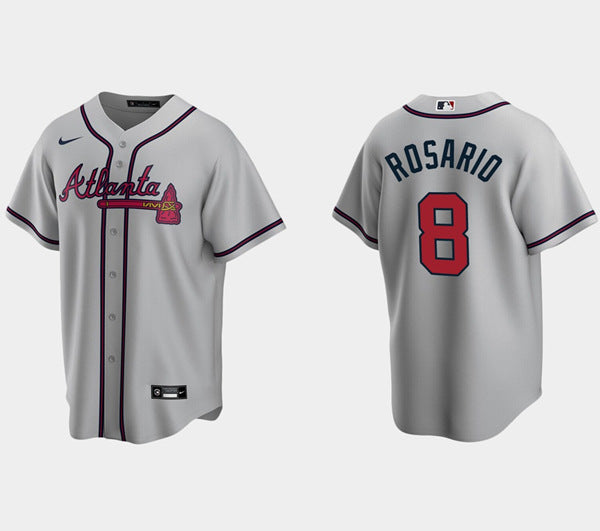 Eddie Rosario Atlanta Braves gray jersey