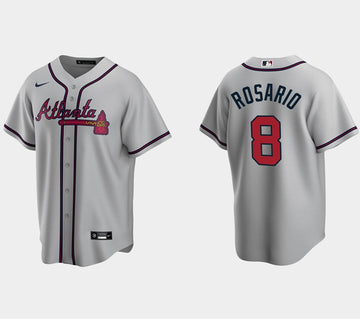 Eddie Rosario Atlanta Braves gray jersey