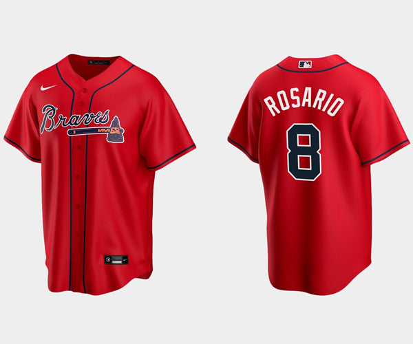 Eddie Rosario Atlanta Braves red jersey