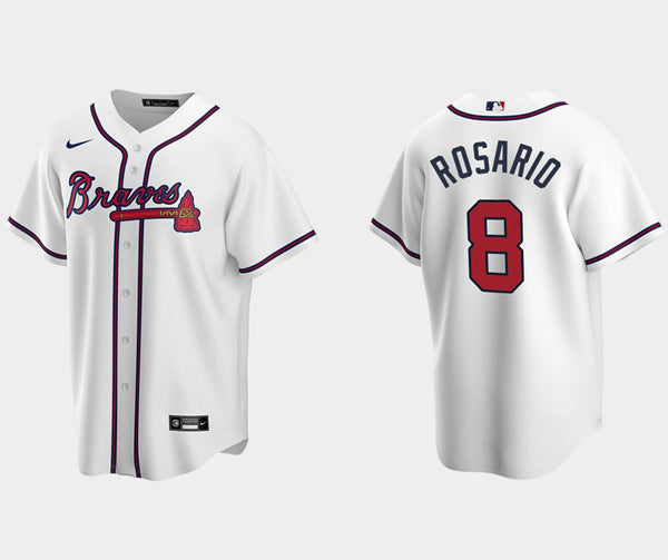 Eddie Rosario Atlanta Braves white jersey