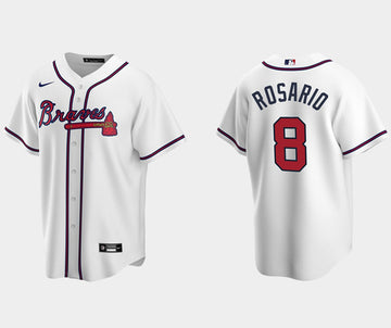 Eddie Rosario Atlanta Braves white jersey