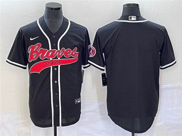 Custom Atlanta Braves black jersey
