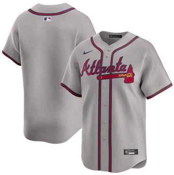Custom Atlanta Braves gray Away jersey
