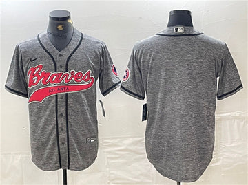 Custom Atlanta Braves gray jersey