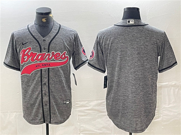 Custom Atlanta Braves gray jersey